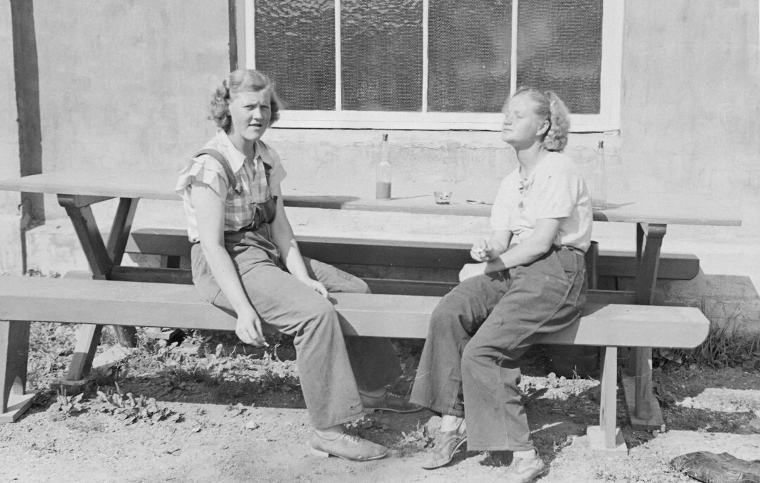 young and old germans talking