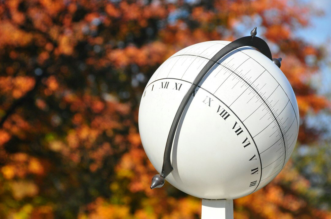 globe with thermometer