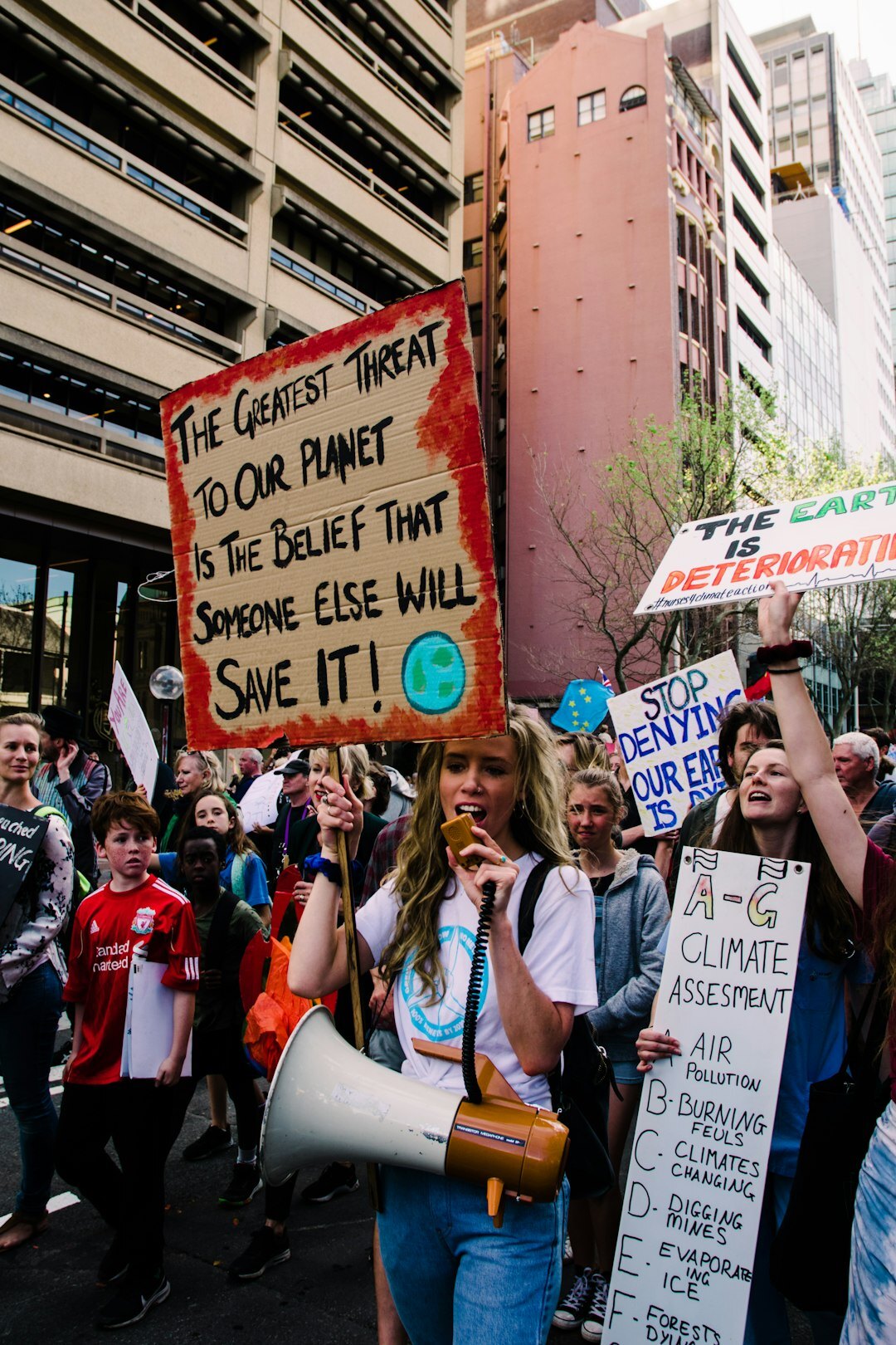 climate change protest